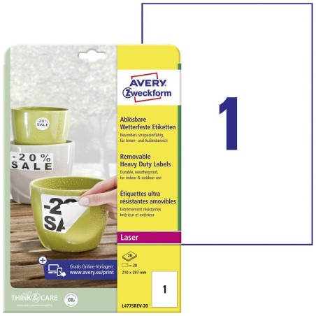 Avery Self-Adhesive Label Rectangle